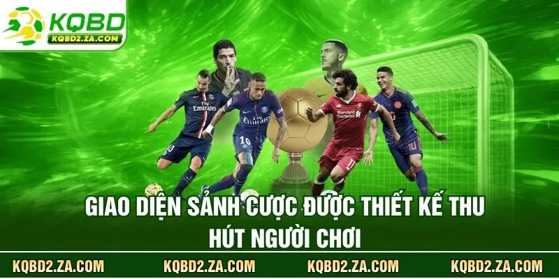 Giao diện sảnh cược được thiết kế thu hút người chơi